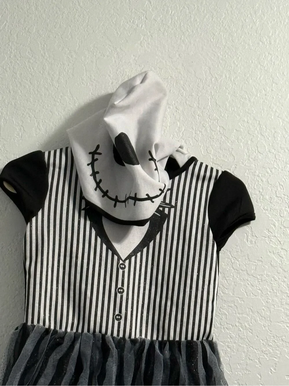 The Nightmare Before Christmas Costume Girls Tutu Dress 10 12 Halloween jack